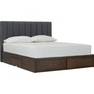 Mola Queen Bed With Storage 1900mm Bed Panel (Pet Friendly Fabric)