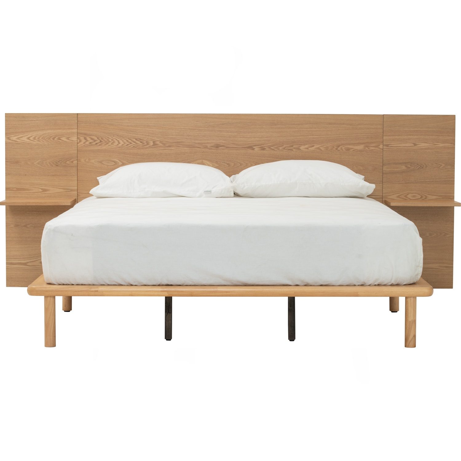 655144_4 Plato Queen Bed With 1900mm Bed Panel With Side Table