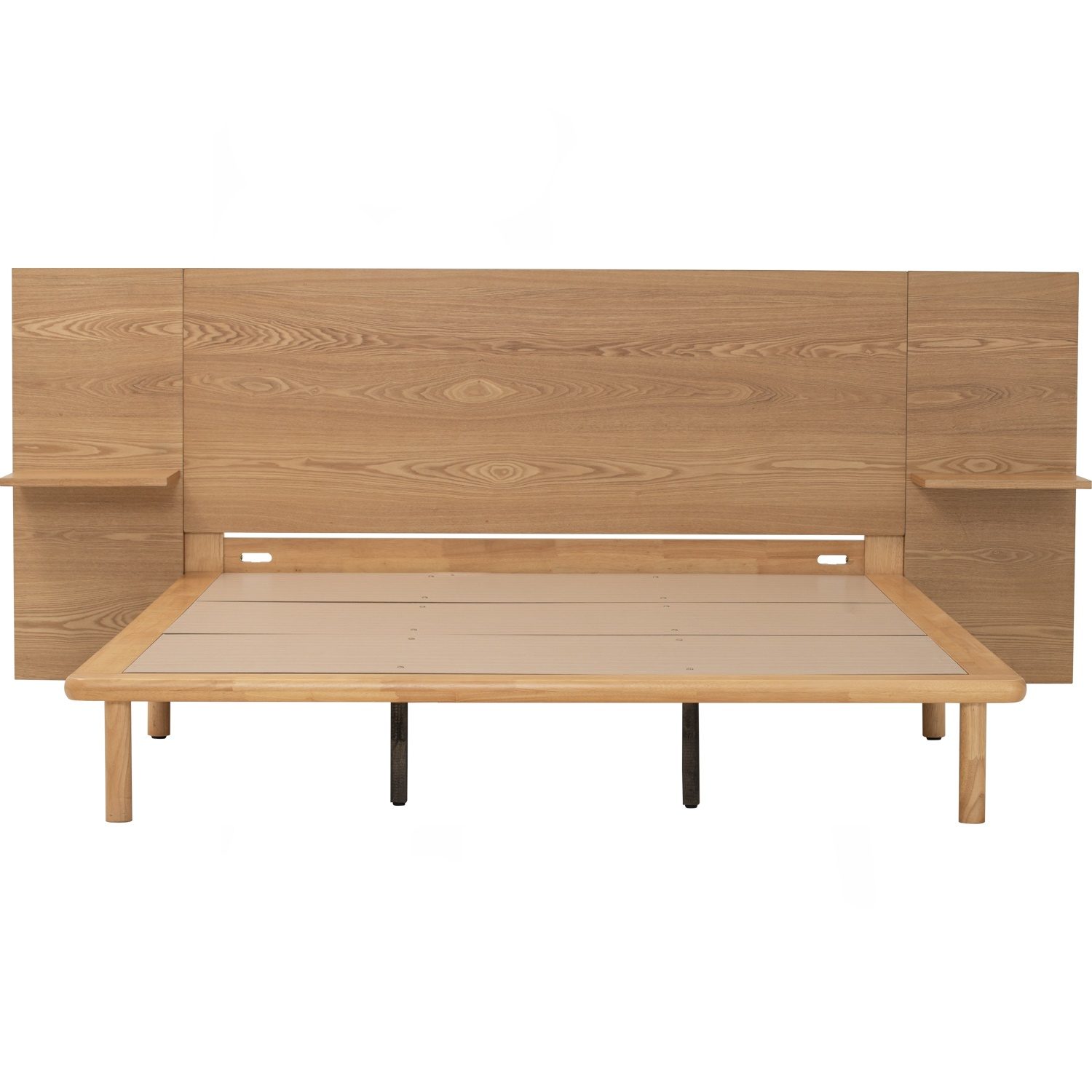 655144_5 Plato Queen Bed With 1900mm Bed Panel With Side Table