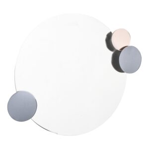 Zinnia Ø46cm Mirror With Iron Frame
