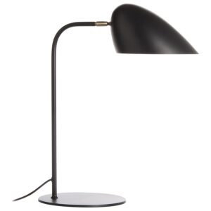 Gerbil Matt Black And Matt Antique Brass Table Lamp (Ø23cm)