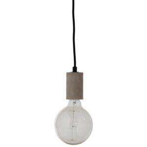 Firefly Pendant Lamp In Concrete Base With Ø12.5cm Light Bulb