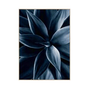 Plant Printed Art In Oak Frame