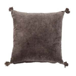 500X500 Square Cushion In Brown Colour