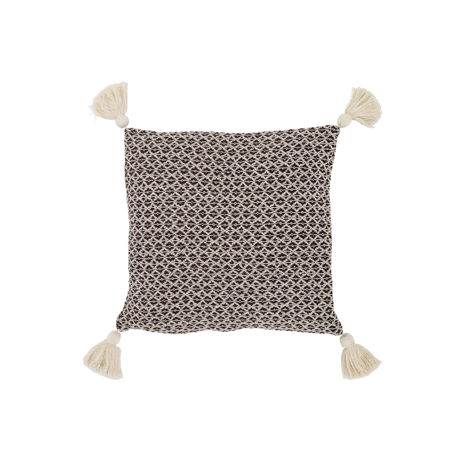 A311065 450X450 Square Cushion In Brown Colour