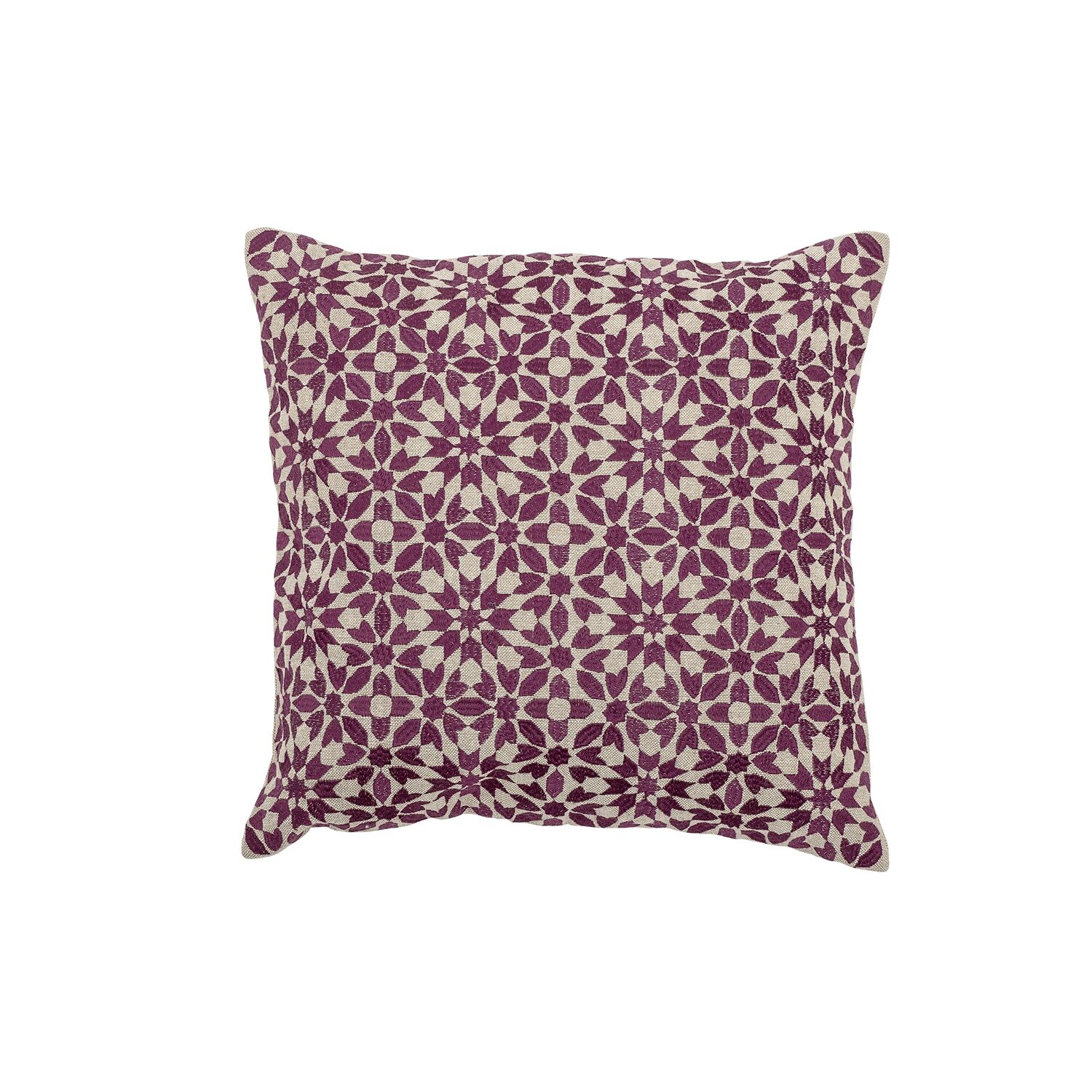 A311080 400X400 Square Cushion In Purple Colour