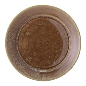 Ø28cm Plate In Brown Colour