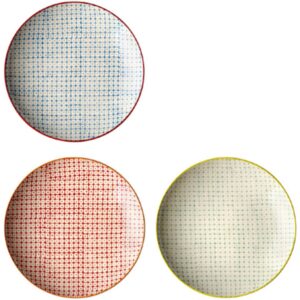 Ø25cm Plates In 3 Assort Colours