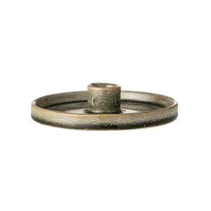 Ø14.5cm Candle Holder In Green Colour