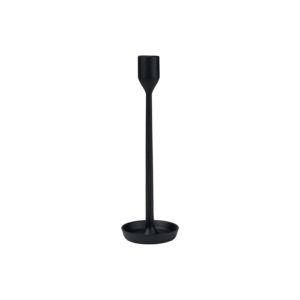 Ø9cm x H28cm Candle Holder In Black Colour