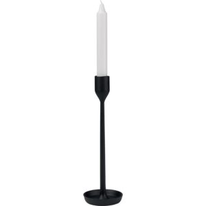 Ø9cm x H28cm Candle Holder In Black Colour