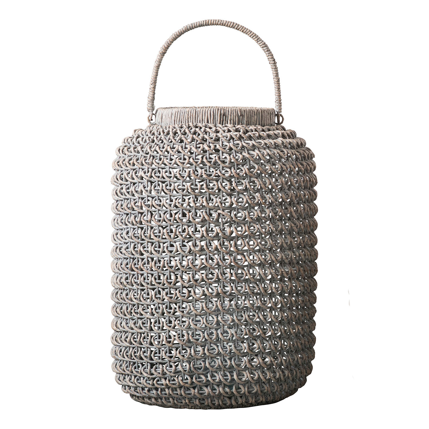 A636002 Ø43cm H66cm Lantern In Nature Colour