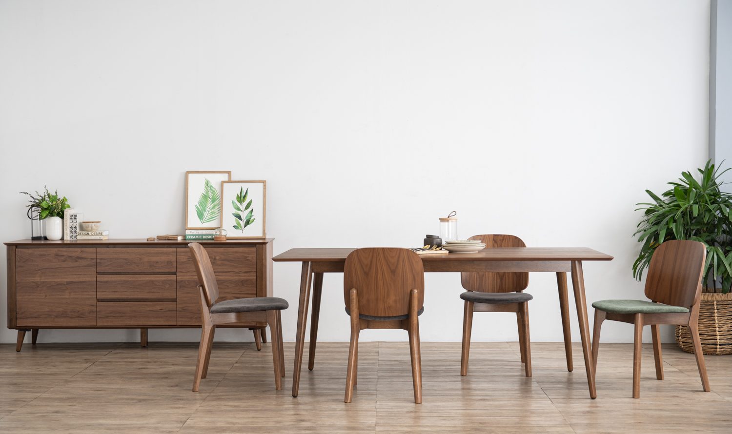 K14021 1+6 Dover Dining Table With Cora Dining Chair
