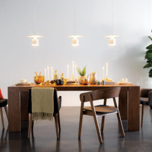 1+6 Clarkson Dining Table With Gitel Arm Chair