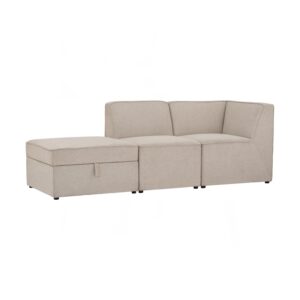 Traverese 3 Seater Sofa Set With Ottoman