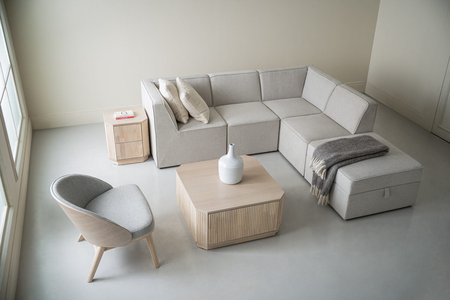 K23011_2 Traverese 5 Seater Sofa Set