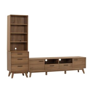Toronto Bookcase With Toronto Side Table & Toronto 2.0m TV Cabinet