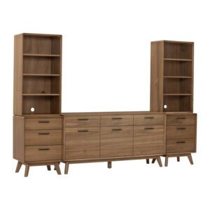 Toronto Bookcase With Toronto Side Table & Toronto 1.6m Sideboard