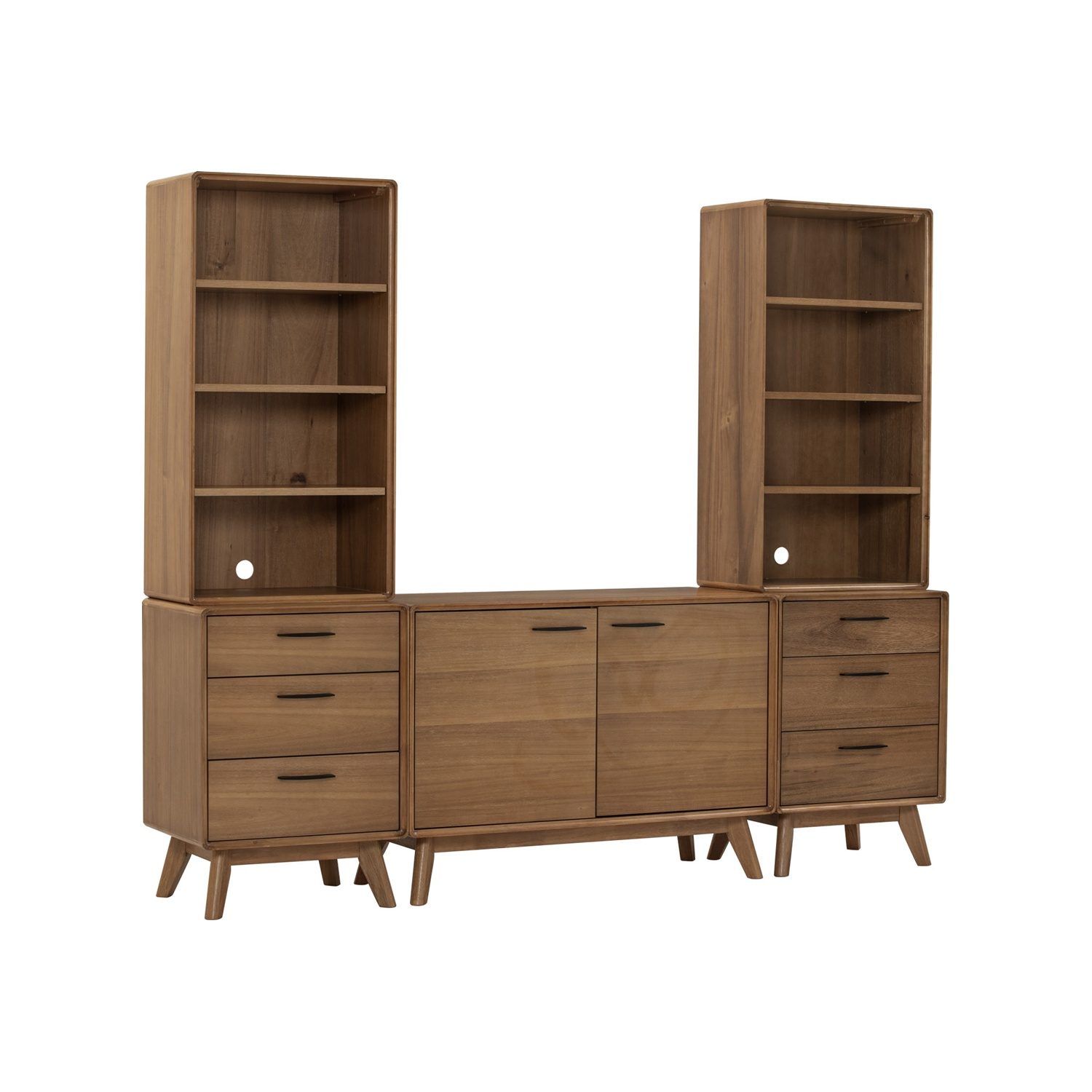 K34002 Toronto Bookcase With Toronto Side Table & Toronto 1.09m Sideboard